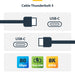 EAN 0065030910064 - StarTech.com TBLT5MM80CM240W cable Thunderbolt 0,8 m 80 Gbit/s Negro imagen 10