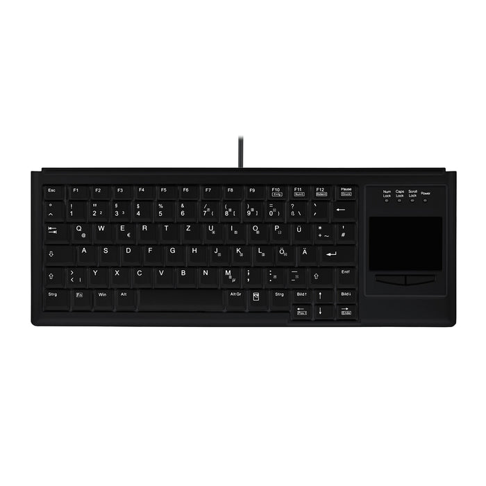EAN 7061115700523 - Contour Design Active Key AK-4400-GU teclado Industrial USB QWERTZ Alemán Negro imagen 1