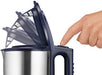 EAN 4011689180187 - Unold 18018 tetera eléctrica 1,5 L 2200 W Azul, Acero inoxidable imagen 4