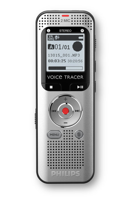 EAN 0855971006878 - Philips Voice Tracer DVT2015 dictáfono Memoria interna y tarjeta de memoria Plata imagen 1