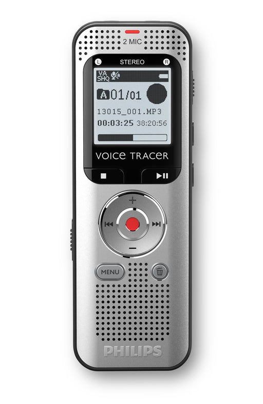 EAN 0855971006878 - Philips Voice Tracer DVT2015 dictáfono Memoria interna y tarjeta de memoria Plata imagen 1