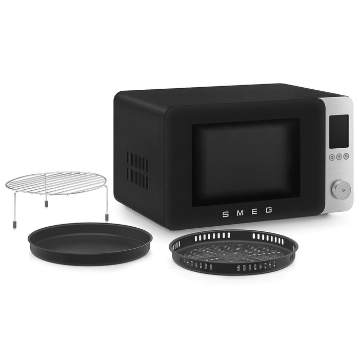 EAN 8017709356606 - Smeg MOC02BLMEU microondas Negro Microondas combinado Encimera 27 L 1450 W imagen 11