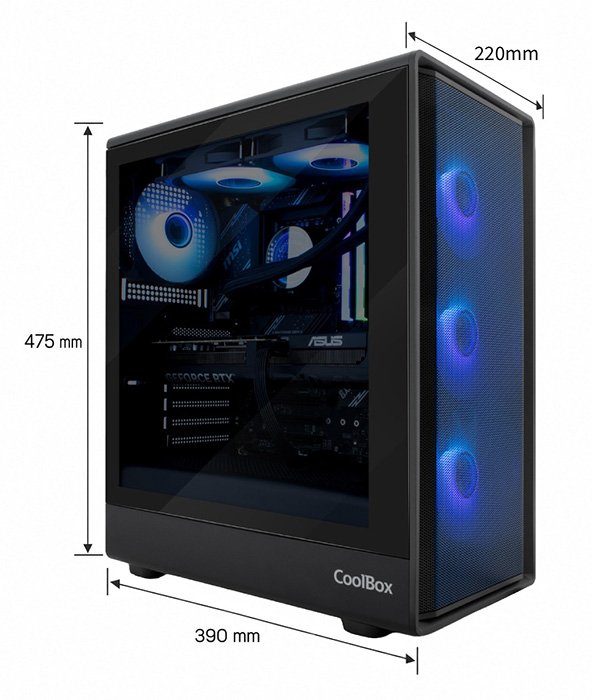 EAN 8436624423574 - CoolBox COO-CHA-GA700-0 carcasa de ordenador imagen 13
