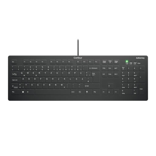 EAN 7061111384628 - Contour Design Active Key AK-C8112 teclado Médico USB QWERTZ Alemán Negro imagen 1