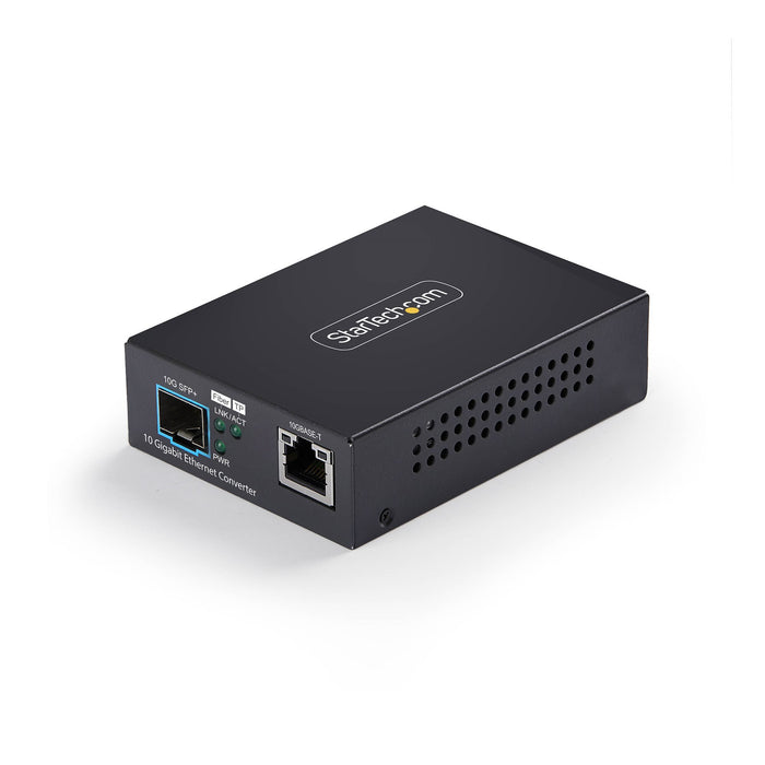 EAN 65030916844 - StarTech.com MCM10GSFP2 convertidor de medio 10000 Mbit/s Multimodo, Monomodo Negro imagen 1