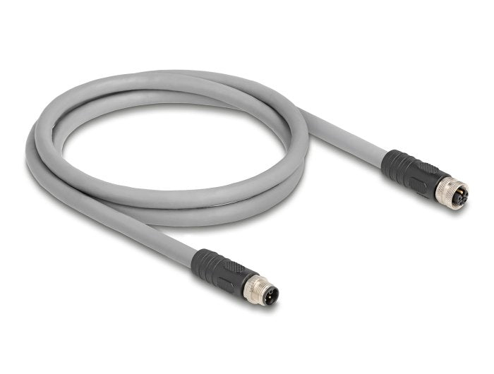 EAN 4043619805372 - DeLOCK 80537 cable para sensor y actuador 1 m RST M12 Gris imagen 1