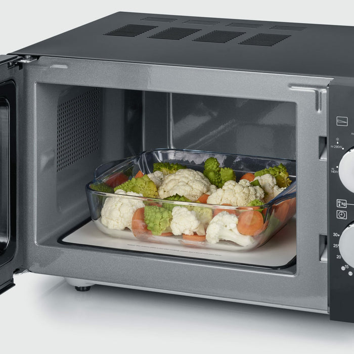 EAN 4008146037603 - Severin MW 7762 microondas Negro, Acero inoxidable Microondas con grill Encimera 20 L 800 W imagen 4