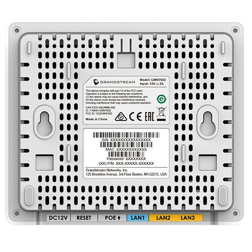 EAN 6947273705369 - Grandstream Networks GWN7604 punto de acceso inalámbrico 867 Mbit/s Blanco Energía sobre Ethernet (PoE) imagen 4