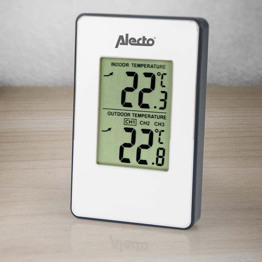 EAN 8712412676217 - Alecto WS-1050 estación meteorológica digital Blanco LCD Batería imagen 2