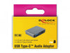 EAN 4043619639656 - DeLOCK 63965 base para portátil y replicador de puertos Antracita imagen 4