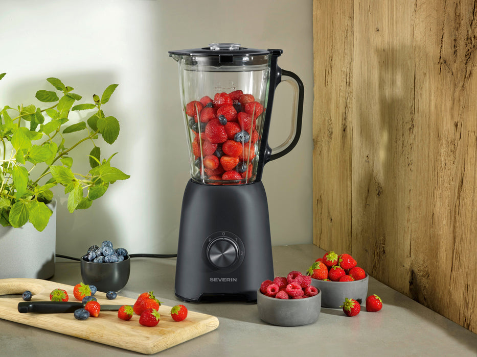 EAN 4069486000207 - Severin SM 3722 licuadora 1,5 L Batidora de vaso 600 W Negro, Transparente imagen 3