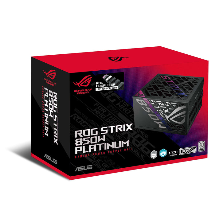 EAN 4711636451390 - ASUS ROG -STRIX-850P-GAMING-E unidad de fuente de alimentación 850 W 20+4 pin ATX ATX Negro imagen 14