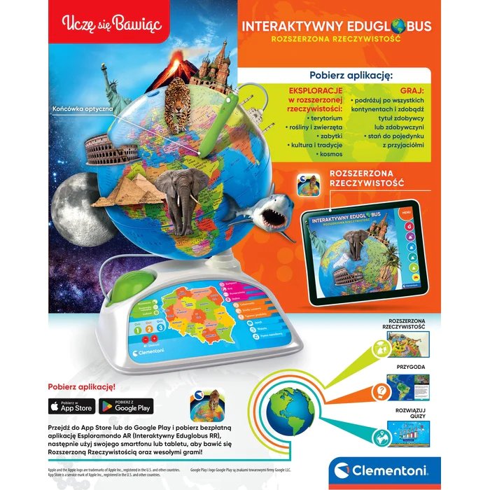 EAN 8005125508471 - Clementoni Eduglobus 50847 imagen 3