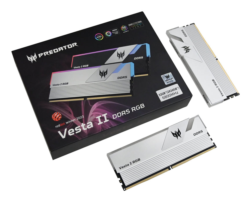 EAN 6955914619593 - Predator VESTA2-64GB-6000-2R8-V4 módulo de memoria 2 x 32 GB DDR5 6000 MT/s 288-pin DIMM imagen 9