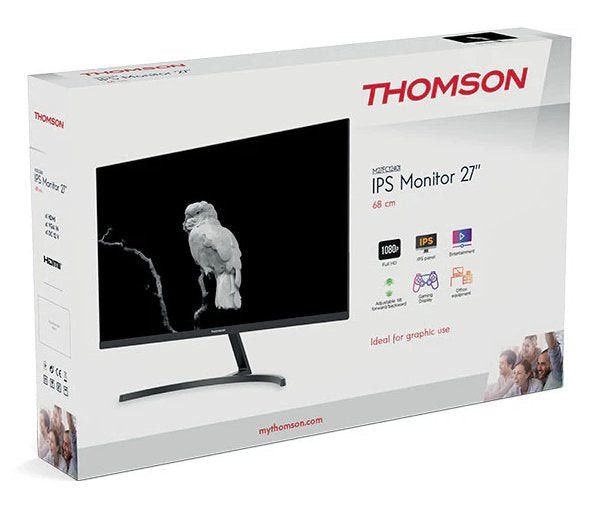 EAN 9120072372216 - Thomson M27FC12401 pantalla para PC 68,6 cm (27") 1920 x 1080 Pixeles Full HD LCD Negro imagen 4