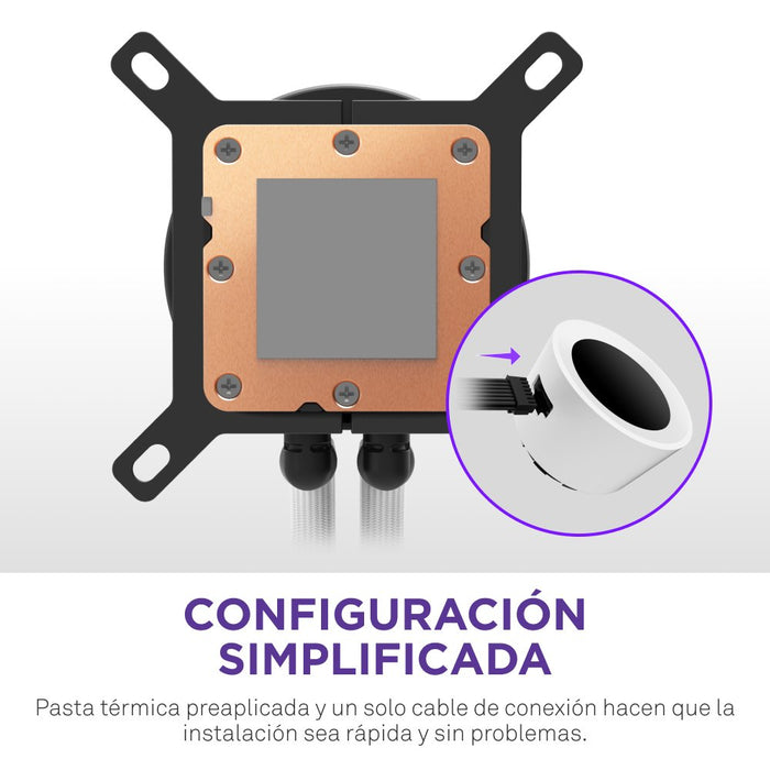EAN 5056547205267 - NZXT Kraken Plus 360 RGB Procesador Sistema de refrigeración líquida todo en uno Blanco 1 pieza(s) imagen 7