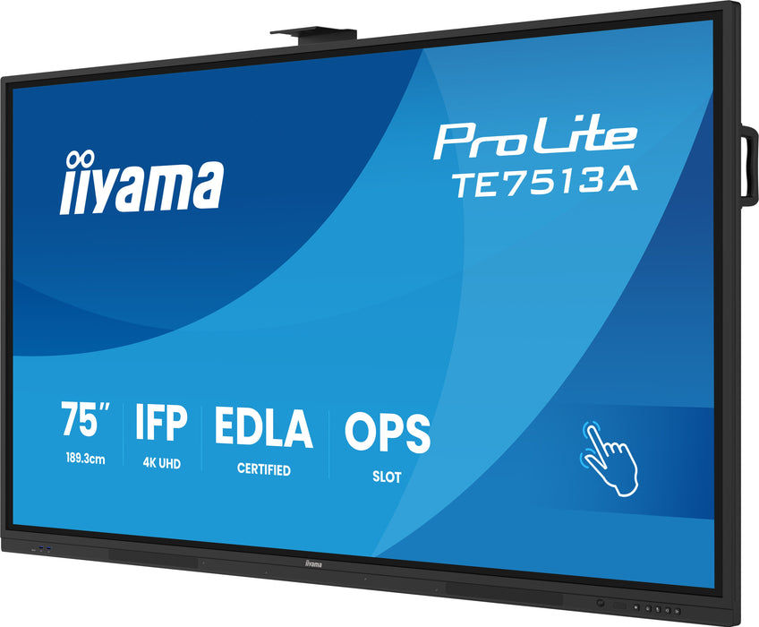 EAN 4948570125746 - iiyama TE7513A-B2AG pantalla de señalización Panel plano interactivo 190,5 cm (75") Wifi 500 cd / m² 4K U imagen 5