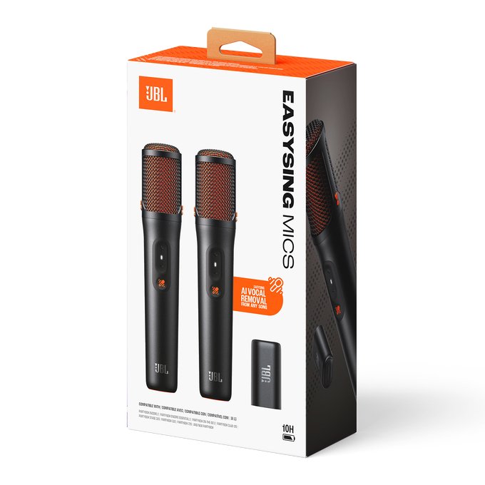 EAN 1200130032752 - JBL EasySing Mics Negro Microphone set imagen 6