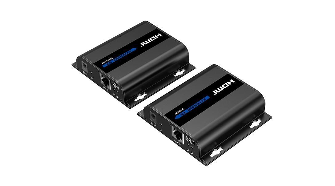 EAN 5704174238744 - Vivolink VLHDMIEXT1-RV2 extensor audio/video Receptor AV Negro imagen 1
