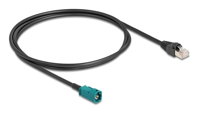 EAN 4043619906987 - DeLOCK 90698 cable coaxial 1 m HSD Z RJ-45 Negro, Azul imagen 1