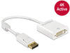 EAN 4043619626007 - DeLOCK 62600 adaptador de cable de vídeo 0,2 m DisplayPort DVI-I Blanco imagen 2