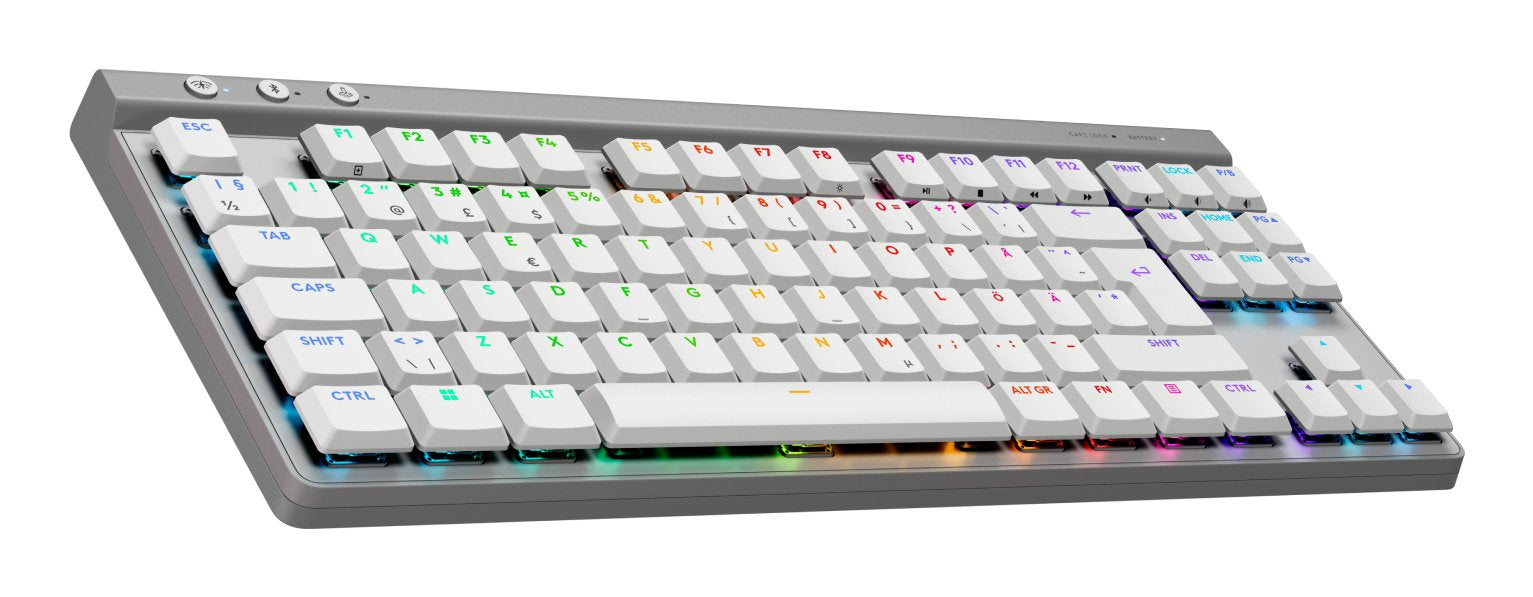 EAN 5099206119819 - Logitech G 920-012551 teclado Juego RF Wireless + Bluetooth QWERTY Nórdico Blanco imagen 2