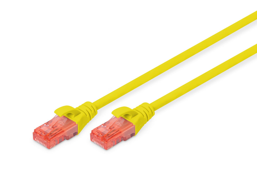 EAN 4016032371854 - Digitus CAT6 U/UTP 0.5m cable de red Amarillo 0,5 m U/UTP (UTP) imagen 1