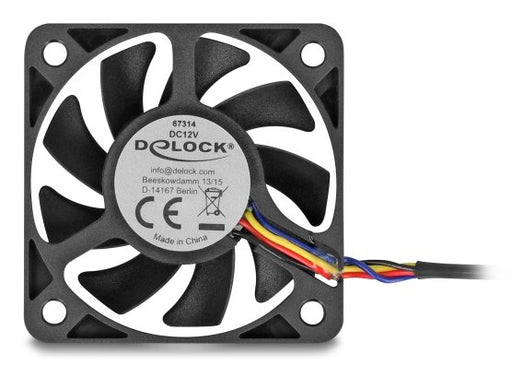 EAN 4043619673148 - DeLOCK 67314 sistema de refrigeración para ordenador Carcasa del ordenador Ventilador 5 cm Negro 1 pieza( imagen 1