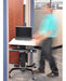 EAN 0698833015966 - Ergotron WorkFit-C, Single HD Sit-Stand Workstation Negro, Gris Carro multimedia imagen 5