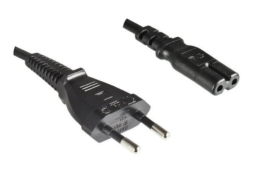 EAN 4032528027845 - DINIC CB-8-ZH cable de transmisión Negro 1,8 m Enchufe tipo C C7 acoplador imagen 1