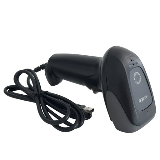 EAN 8435099530473 - Approx appLS11 Lector de códigos de barras portátil 1D Laser Negro imagen 2