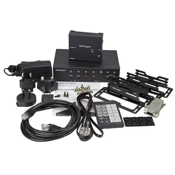 EAN 65030864572 - StarTech.com STDHVHDBT extensor audio/video Transmisor y receptor de señales AV Negro imagen 6