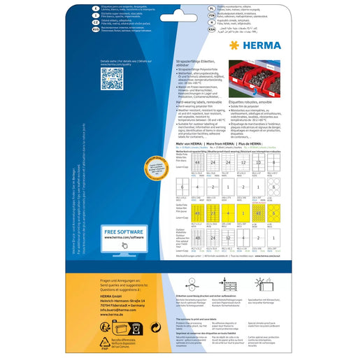 EAN 4008705045773 - HERMA 4577 etiqueta autoadhesiva Desmontable Blanco 20 pieza(s) imagen 2