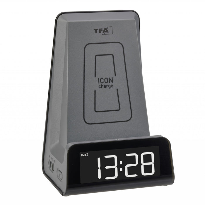 EAN 4009816038654 - TFA-Dostmann 60.2033.10 despertador Reloj despertador digital Antracita imagen 1