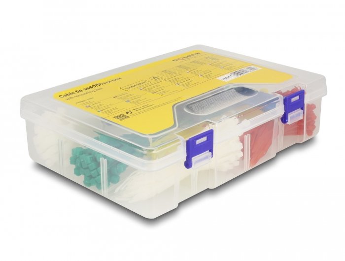 EAN 4043619186419 - DeLOCK 18641 presilla Bridas adherentes para cables Plástico Multicolor imagen 2