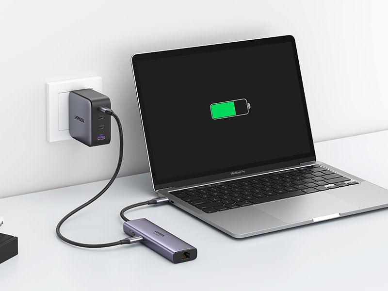 EAN 6957303865154 - Ugreen 60515 base para portátil y replicador de puertos Alámbrico USB 3.2 Gen 1 (3.1 Gen 1) Type-C Gris imagen 5