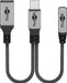 EAN 4040849745249 - Goobay 74524 cable de audio 0,15 m USB Type-C + 3.5mm Negro, Gris imagen 2