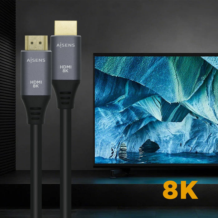 EAN 8436574704631 - AISENS A150-0427 cable HDMI 1,5 m HDMI tipo A (Estándar) Negro, Gris imagen 5