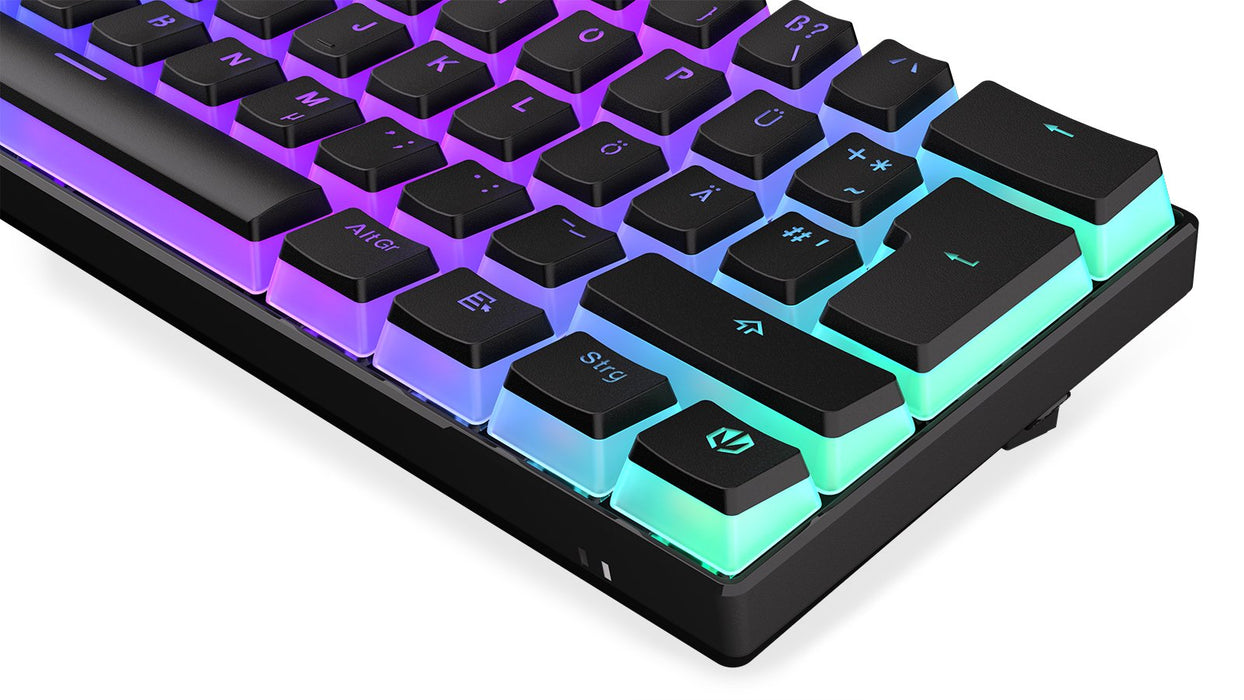 EAN 5903018666884 - ENDORFY Thock Compact teclado Juego RF inalámbrica + USB QWERTZ Alemán Negro imagen 9