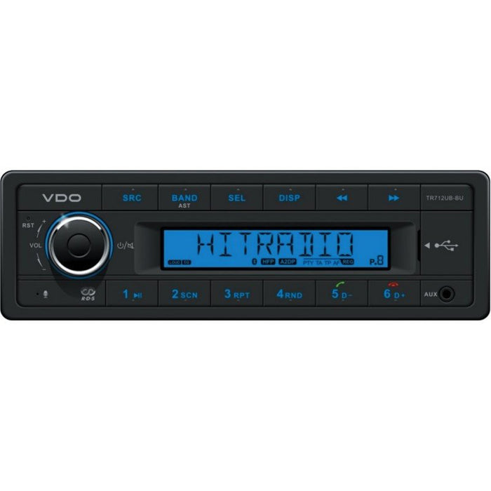 EAN 4103590671349 - VDO TR712UB-BU receptor multimedia para coche Negro 41 W Bluetooth imagen 1