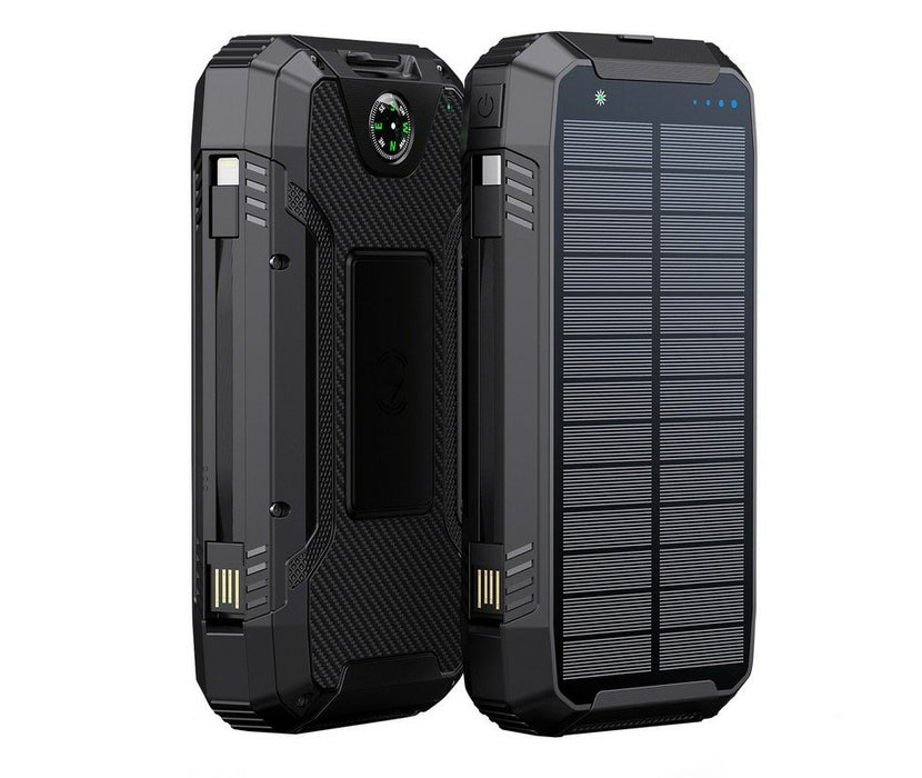 EAN 5908246727482 - PowerNeed S20000Q cargador de dispositivo móvil Universal Negro Lightning, Solar, USB Cargador inalámbric imagen 1