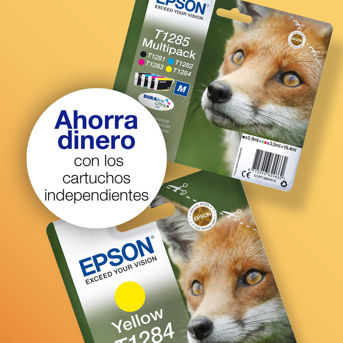 EAN 8715946624679 - Epson Fox T1285 cartucho de tinta 1 pieza(s) Original Negro, Cian, Magenta, Amarillo imagen 5