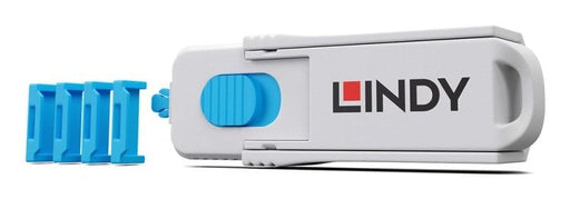 EAN 4002888403207 - Lindy 40320 bloqueador de puerto Bloqueador de puerto + clave HDMI Azul, Gris Acrilonitrilo butadieno est imagen 1