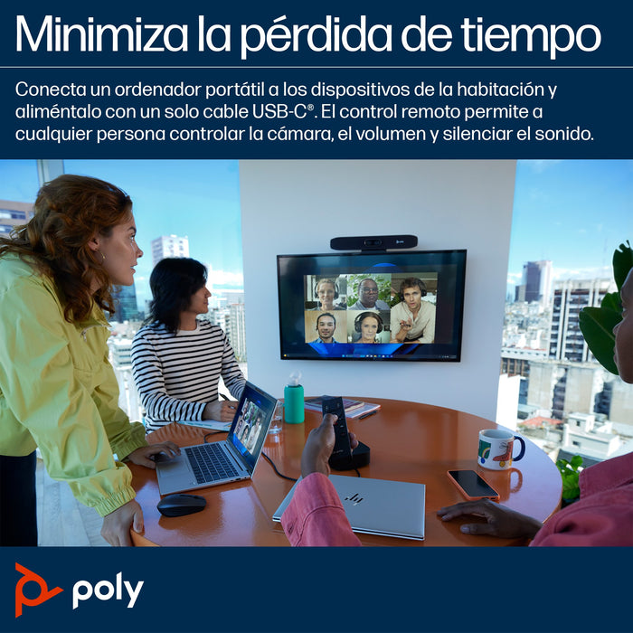 EAN 0197961119213 - HP Poly Studio R30 USB Video Bar No Radio GSA/TAA Gris 3840 x 2160 Pixeles imagen 4