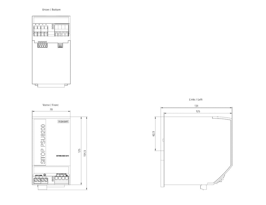 EAN 4025515154655 - Siemens 6EP3446-8SB00-0AY0 adaptador e inversor de corriente Interior Multicolor imagen 4