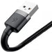 EAN 6953156275010 - Baseus CALKLF-CG1 cable de conector Lightning 2 m Gris, Negro imagen 3