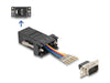 EAN 4043619670727 - DeLOCK 67072 cambiador de género para cable D-Sub 9 RJ12 Negro imagen 1
