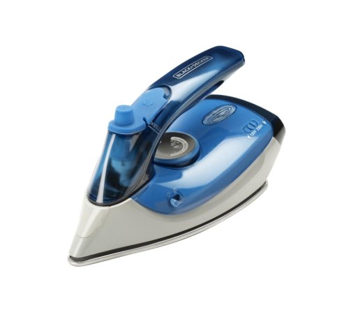 EAN 8432406180253 - Black & Decker BXIR1000E plancha Plancha a vapor Suela de acero inoxidable 1000 W Azul, Blanco imagen 1