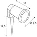EAN 4024163107143 - SLV 227410 iluminación al aire libre GU10 11 W imagen 3