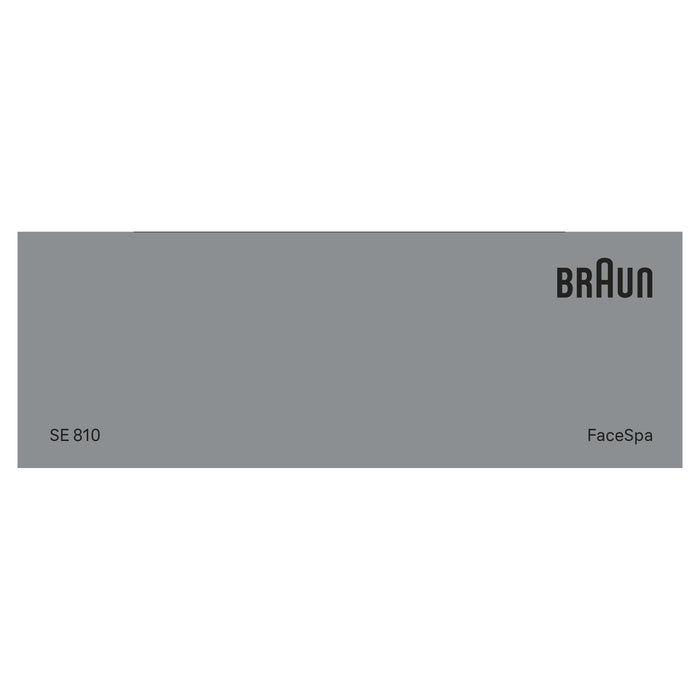 EAN 8006530193658 - Braun Gesichtsepilierer Face 810 Blanco, Plata imagen 10